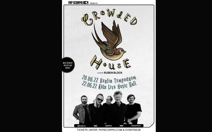 Crowded House crowd house tickets crowded house tourdaten